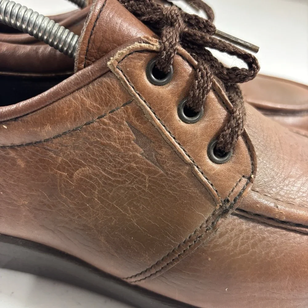 Vintage Red Wing Dunoon Brown Leather Moc Toe Oxford 6602 SD Type 1 Men Sz 9 EEE